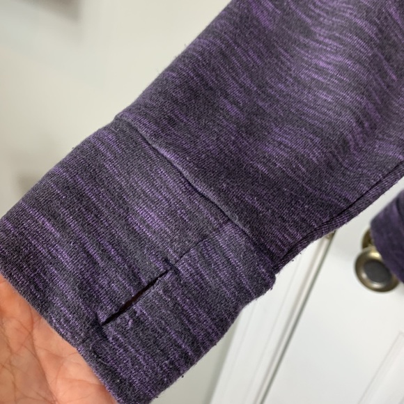 Avalanche Heather purple long sleeved pullover with lavender trim size XL - Picture 4 of 7